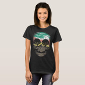 Cool Skeleton of plant nature  Landscape of trees  Tシャツ (正面フル)