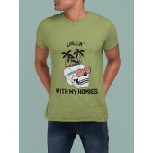 Cool Skull with Sunglasses | Funny Halloween  Tシャツ