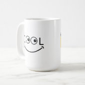Cool Smiley Mug コーヒーマグカップ (正面左)