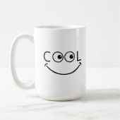 Cool Smiley Mug コーヒーマグカップ (左)