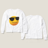 Cool Smiley Sweatshirt | Fun Emoji Graphic Design (デザイン 正面＆背面)