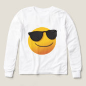 Cool Smiley Sweatshirt | Fun Emoji Graphic Design (デザイン正面)