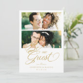 Cool Snazzy Golden Effect 2 Photos Wedding  セーブザデート (スタンド正面)