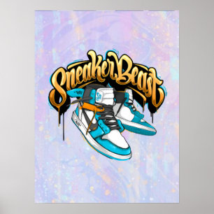 cool sneaker poster ポスター