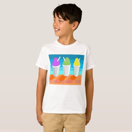 Cool snoball summer in NoLA kids  Tシャツ (正面フル)