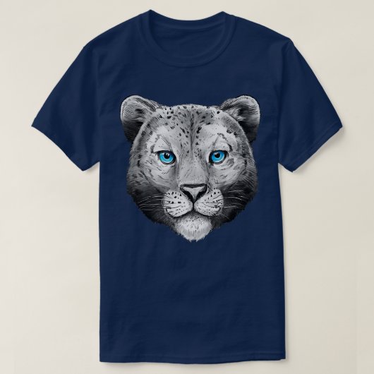 Cool Snow Leopard Leopards Predatory Cat Predator Tシャツ (デザイン正面)