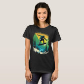 Cool Snowboarder Snowboarding Mountains Ski Men's  Tシャツ (正面フル)