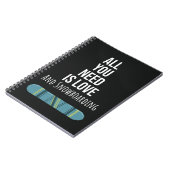 Cool Snowboarding Gifts Snowboarder Winter Sports ノートブック (左側)