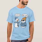 Cool Snowman Friends Tシャツ (正面)