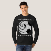 Cool Soccer Dad Volleyball Men Tシャツ (正面フル)