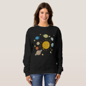 Cool Solar System for Men Women Kids スウェットシャツ (正面フル)