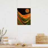 Cool space poster, sci-fi poster ポスター (キッチン)