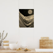 Cool space poster, sci-fi poster ポスター (キッチン)