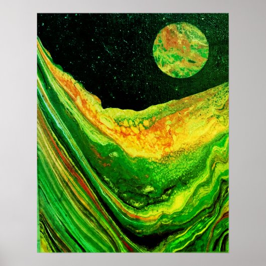 Cool space poster, sci-fi poster ポスター (正面)