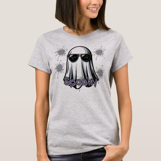 Cool Spooky Ghost T-Shirt Tシャツ (正面)