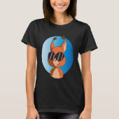 Cool Squirrel with Sunglasses Tシャツ (正面)