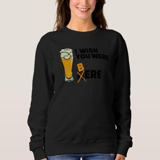 Cool Statement Beer Drinking Alcohol Party   スウェットシャツ (正面)