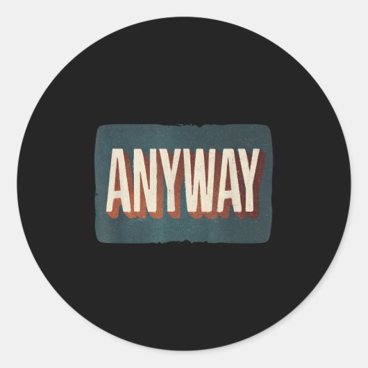 Cool Statement Costume With Anyway For Man And Wom ラウンドシール (正面)