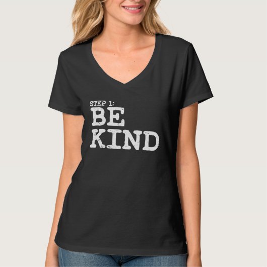 Cool Step 1 Be Kind Empathic Anti Bullying Act Of Tシャツ (正面)