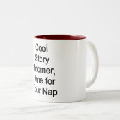 Cool storyが来る、昼寝の時間 ツートーンマグカップ (正面右)
