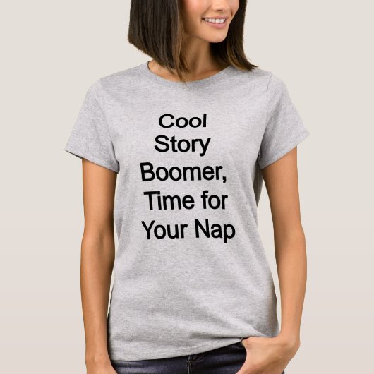 Cool storyの世代、あなたの昼寝のための時間 tシャツ (正面)