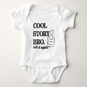 Cool storyの仲間が再び殴り合いを言う ベビーボディスーツ