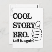 Cool storyの仲間が再び殴り合いを言う ポストカード (正面/裏面)