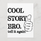 Cool storyの仲間が再び殴り合いを言う ポストカード (正面)