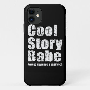 Cool storyの可愛い人は今作ります私にサンドイッチiPhone 5を行きます iPhone 11 ケース