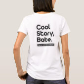 Cool storyの可愛い人は、今します私にサンドイッチを行きます tシャツ (裏面)