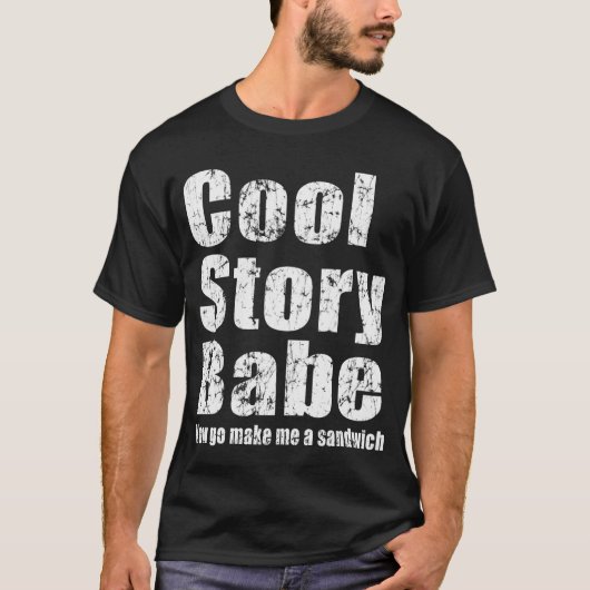 Cool storyの可愛い人。 今度はします私にサンドイッチを行きます tシャツ (正面)