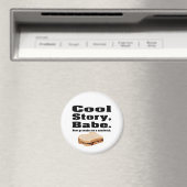 Cool storyの赤ん坊が私にサンドイッチを作る マグネット (インサイチュ (食洗機))