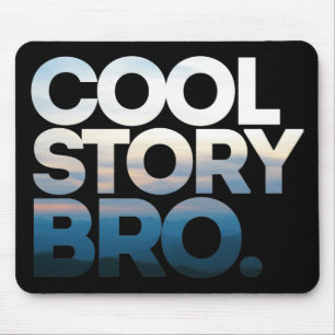Cool storyのBroのはっきりしたな文字 マウスパッド