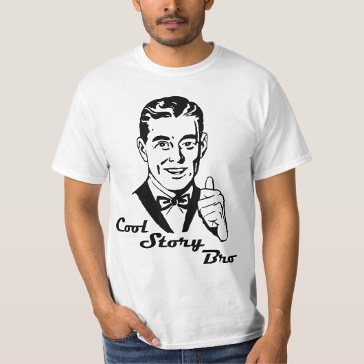 Cool storyのBroのレトロ Tシャツ (正面)