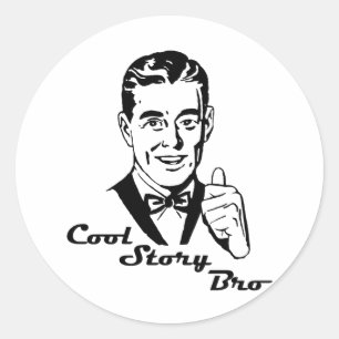 Cool storyのBroのヴィンテージのレトロ ラウンドシール
