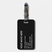 Cool storyのBroの荷物のラベル ラゲッジタグ (裏面縦)