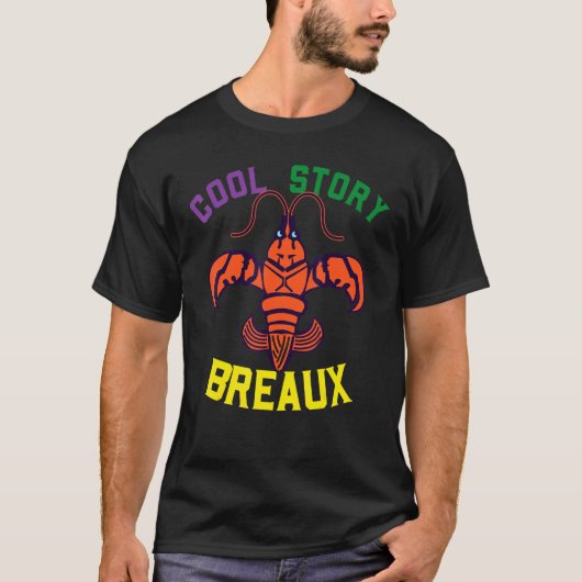 Cool storyクロウおもしろいフィッシュ tシャツ (正面)