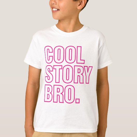 cool storyピンク tシャツ (正面)