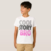 Cool storyブラオ（ピンク） tシャツ (正面フル)
