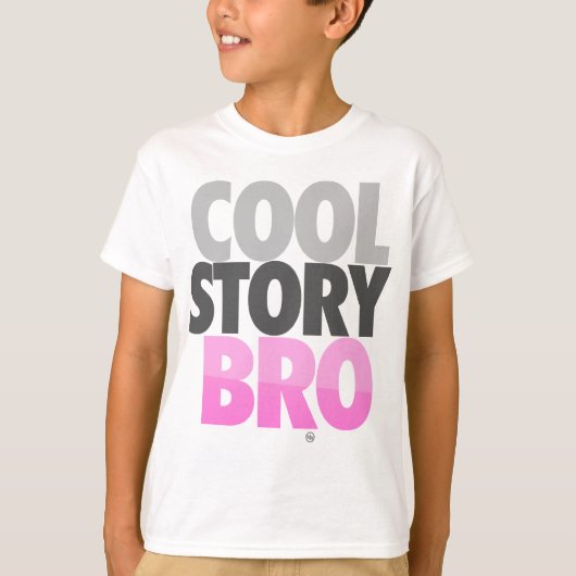 Cool storyブラオ（ピンク） tシャツ (正面)