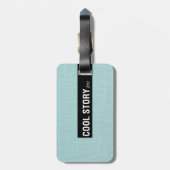 Cool storyブラッおもしろいグラゲージタグ ラゲッジタグ (裏面縦)