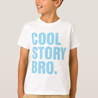 cool storyブルーライトブルー tシャツ