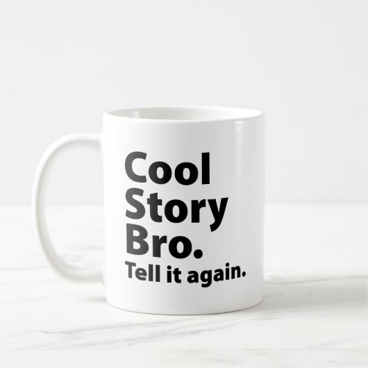 Cool storyブロコーヒーマグ コーヒーマグカップ (左)