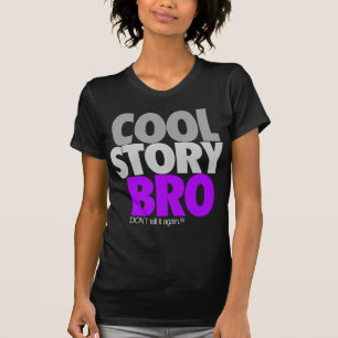 Cool storyブロ(紫) tシャツ