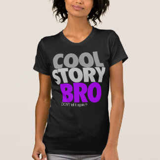 Cool storyブロ（紫） tシャツ