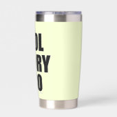 Cool storyプロおもしろい作家スローガン 保温保冷タンブラー (背面)