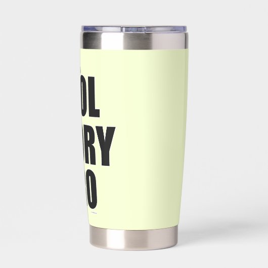 Cool storyプロおもしろい作家スローガン 保温保冷タンブラー (背面)