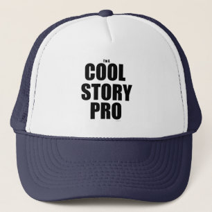 Cool storyプロエピックライターライフモットー キャップ