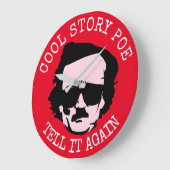 Cool storyポー ラージ壁時計 (傾斜)