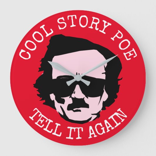 Cool storyポー ラージ壁時計 (正面)